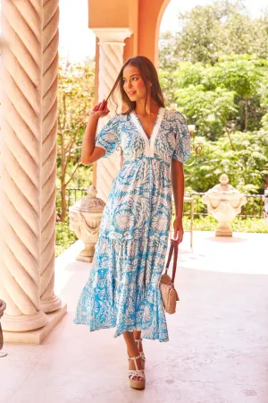 Margot Sky Jardin Dress