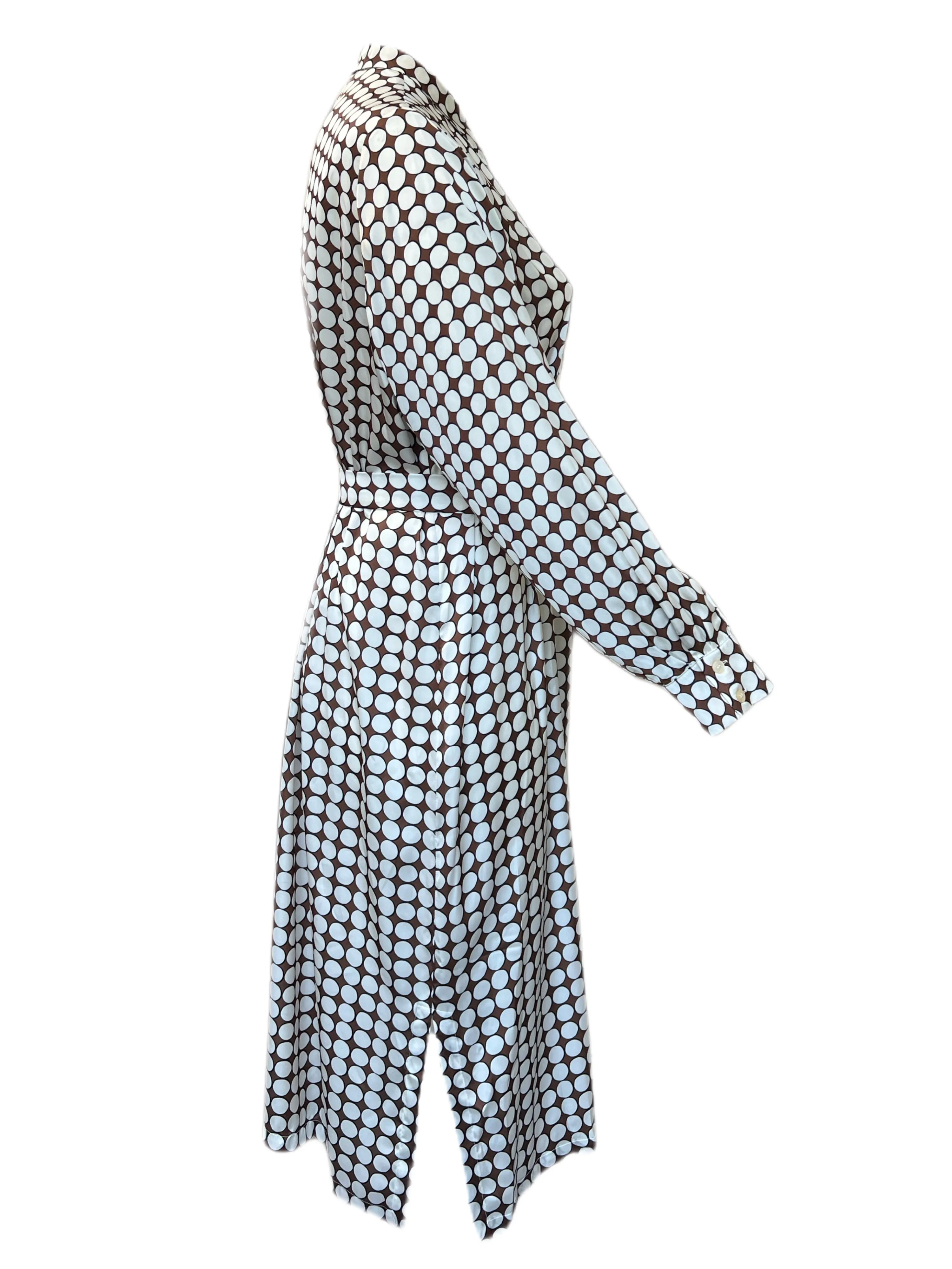 Marina Rinaldi Women's Brown Danzica Button Down Dress Size 20W/29 NWT