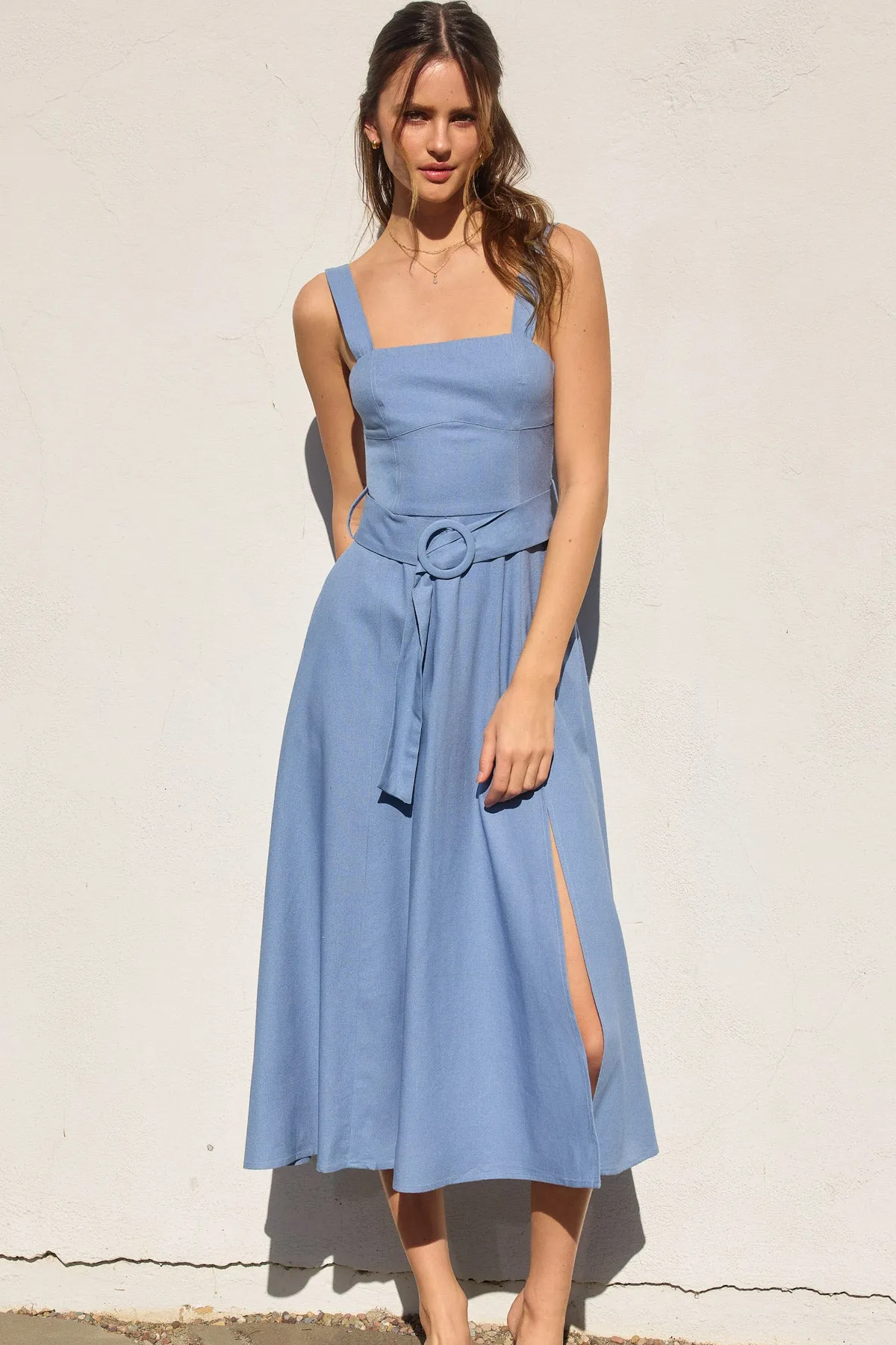 Melanie Buckle Maxi Dress