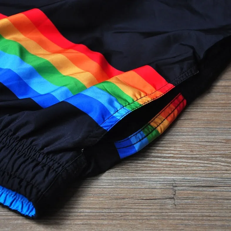 Men's Rainbow Gym Shorts & Board Shorts