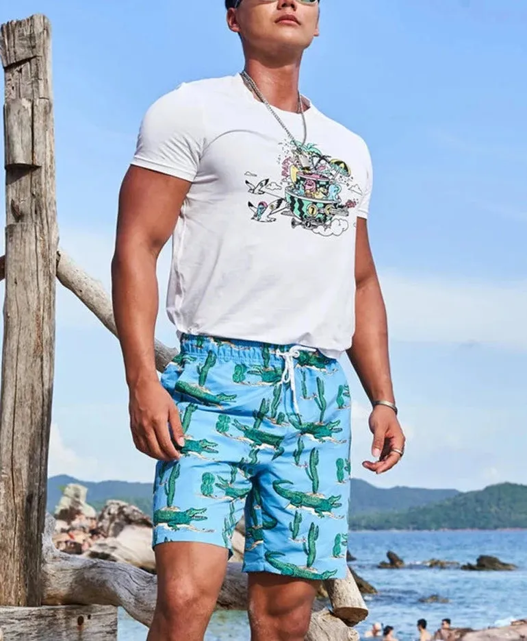 Mexican Desert Croc Board Shorts