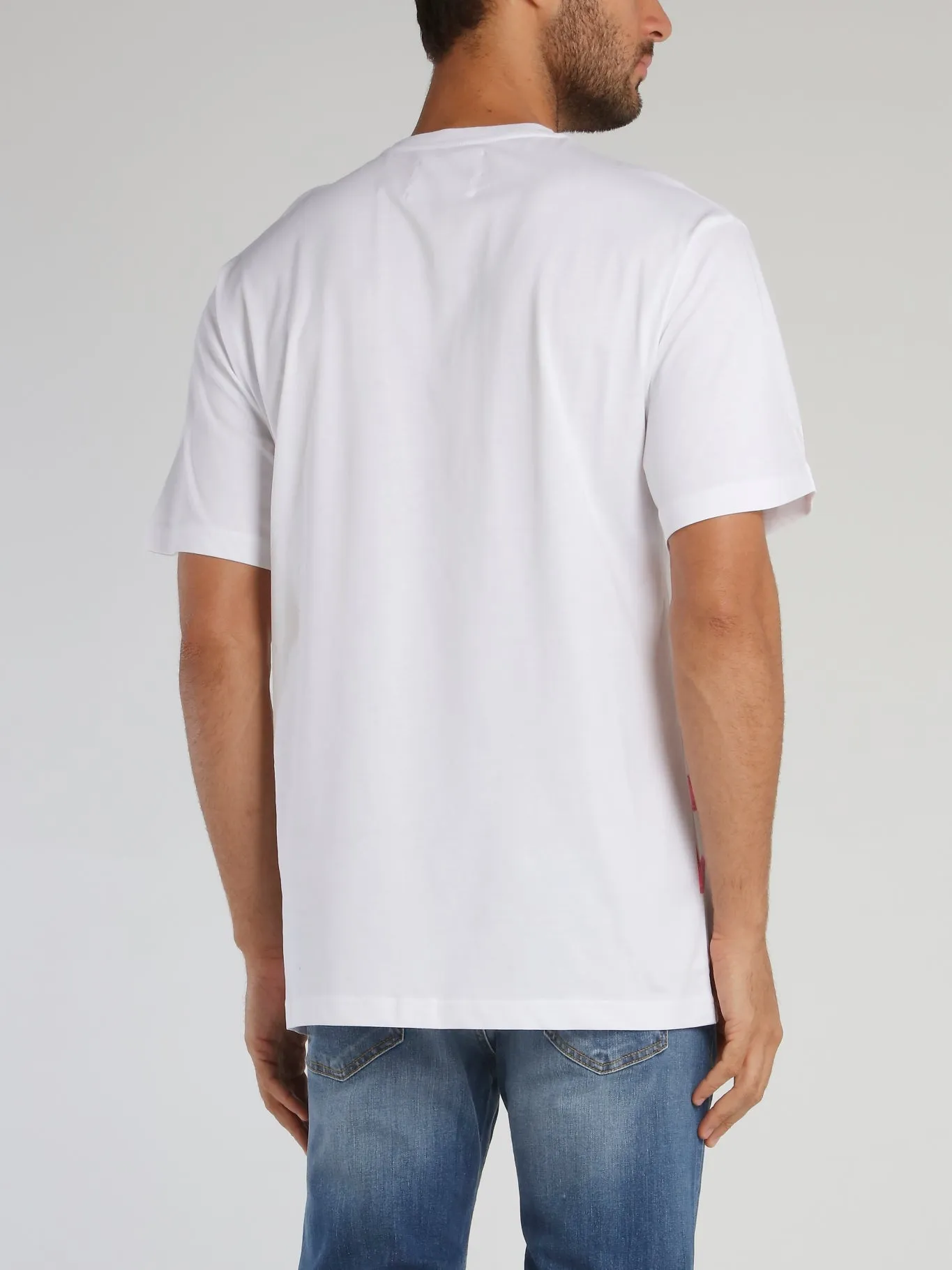 Mickey Mouse White Cotton T-Shirt