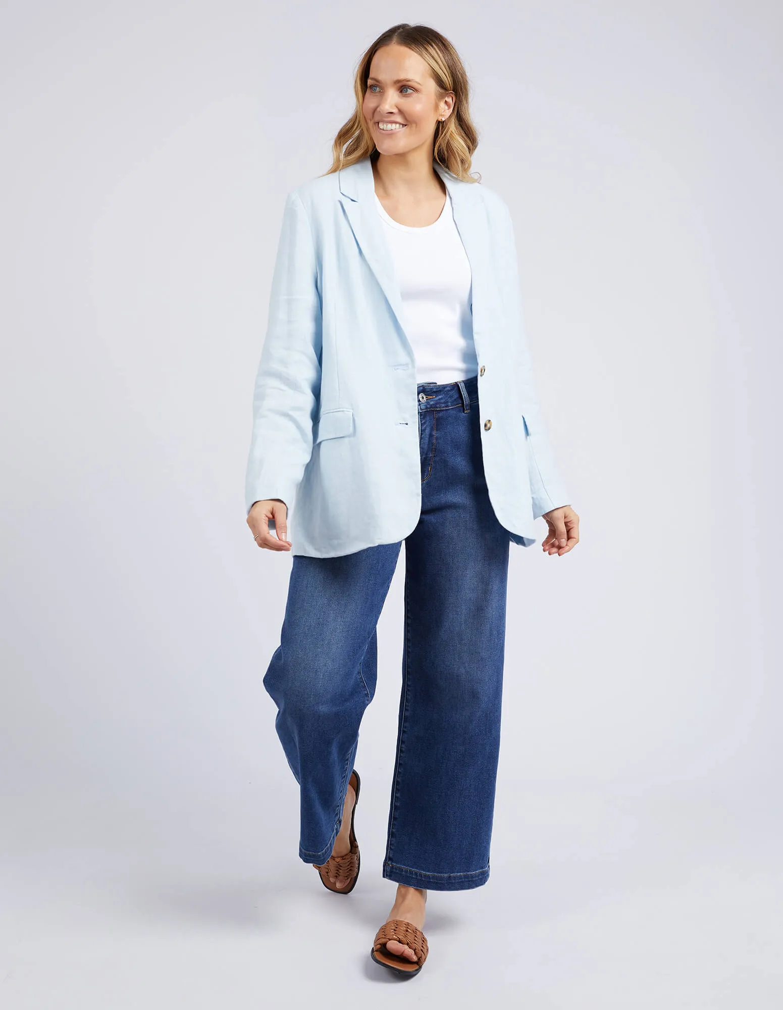 Millie Blazer - Pale Blue