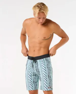 Mirage Heritage Vert 19" Board shorts - Aqua