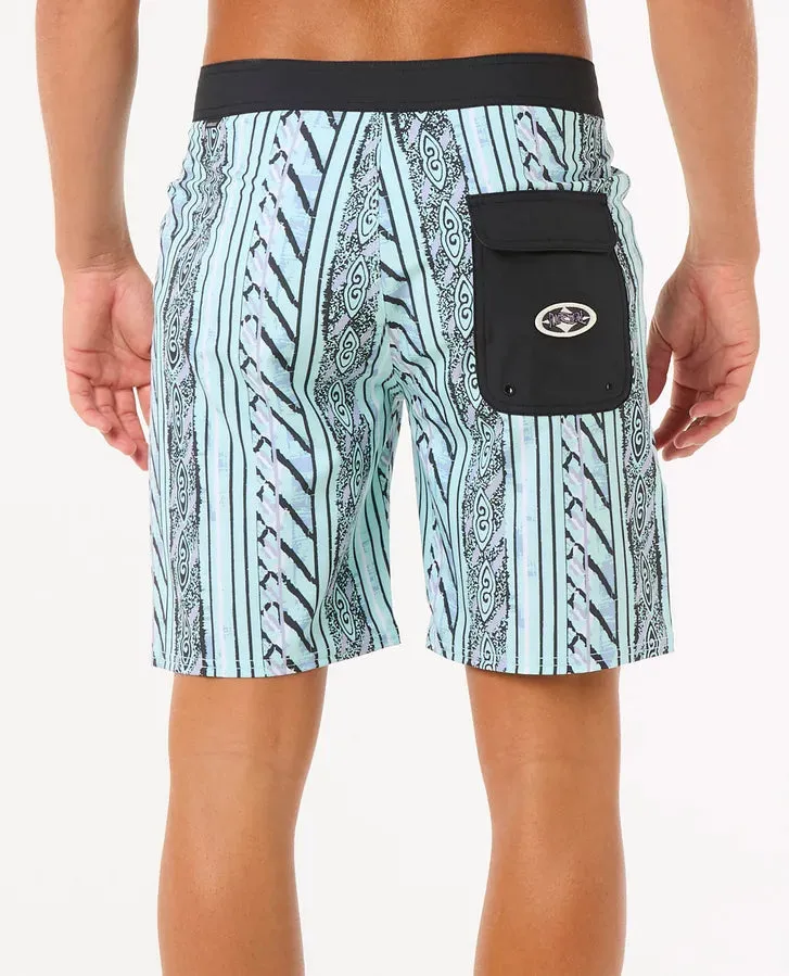 Mirage Heritage Vert 19" Board shorts - Aqua