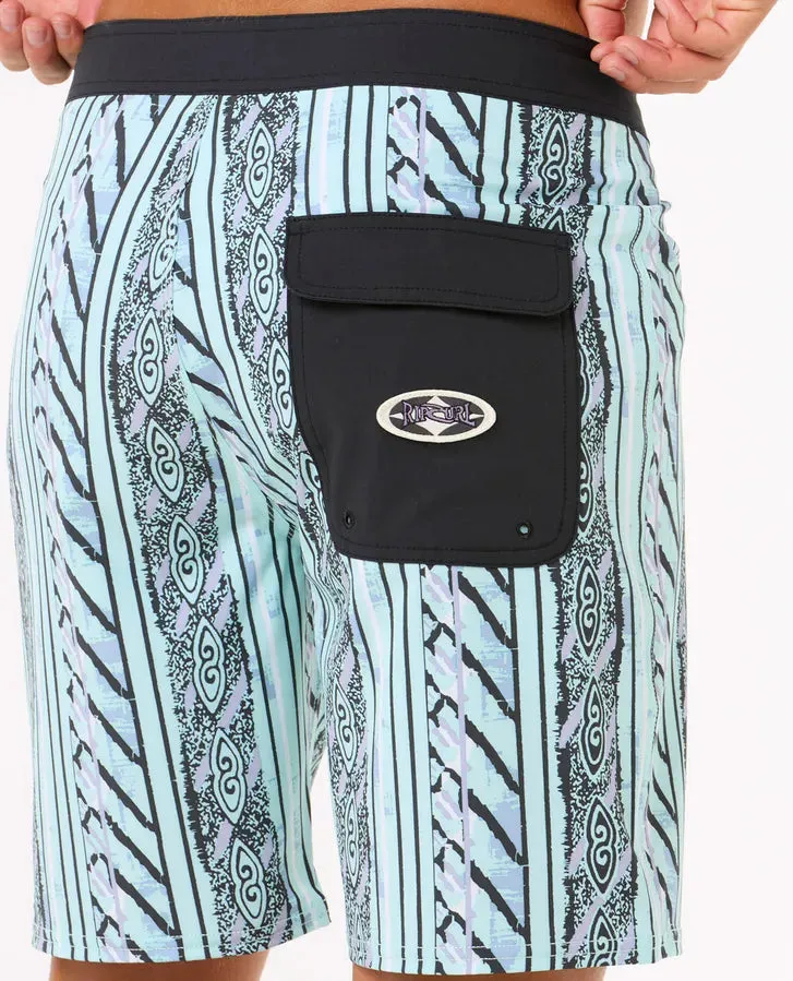 Mirage Heritage Vert 19" Board shorts - Aqua