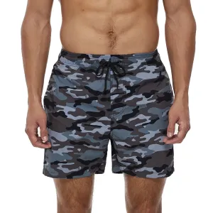 Modern Gray Camo Board Shorts