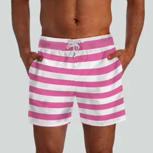 Monterey Pink & White Boardshorts