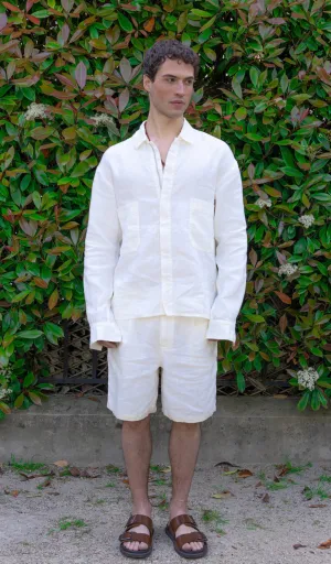 Nazret Linen Shirt Jacket