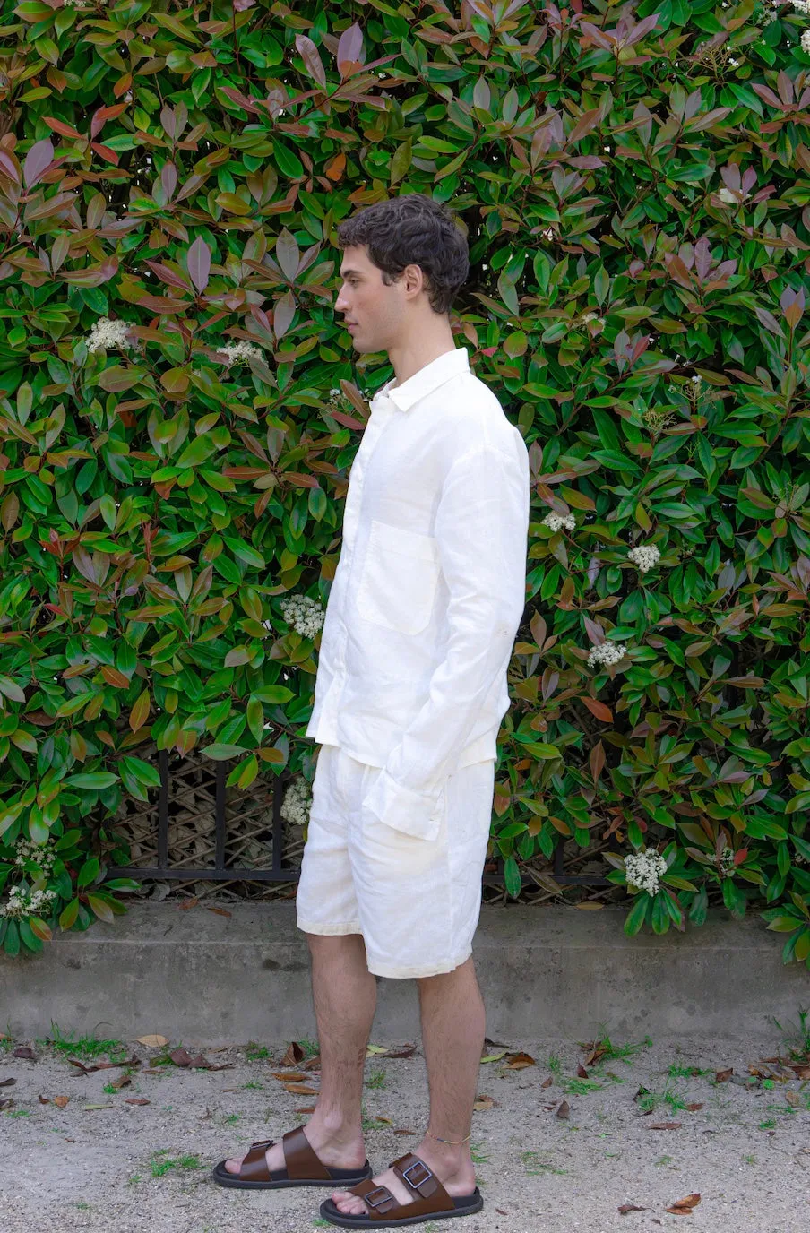 Nazret Linen Shirt Jacket