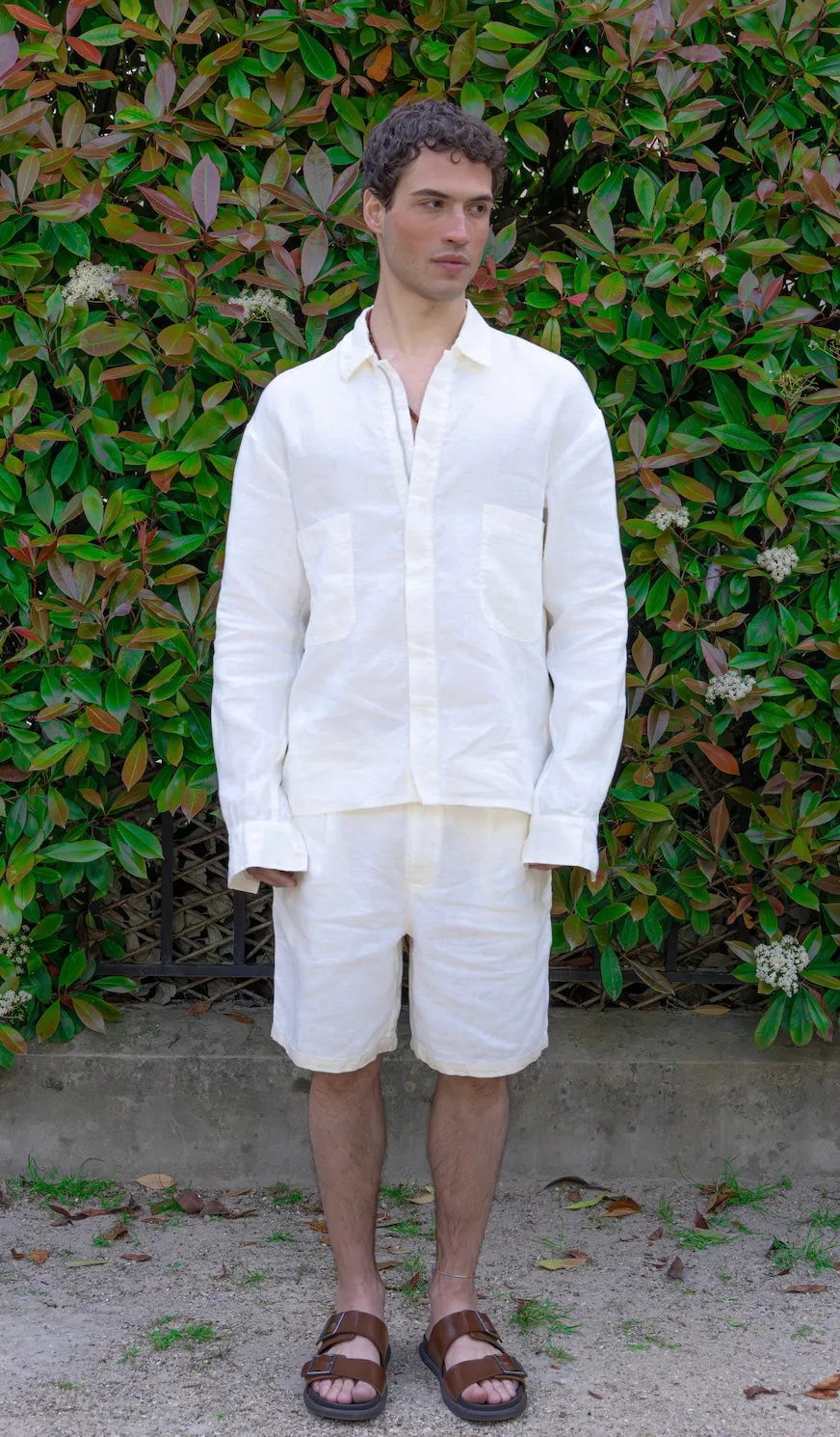 Nazret Linen Shirt Jacket