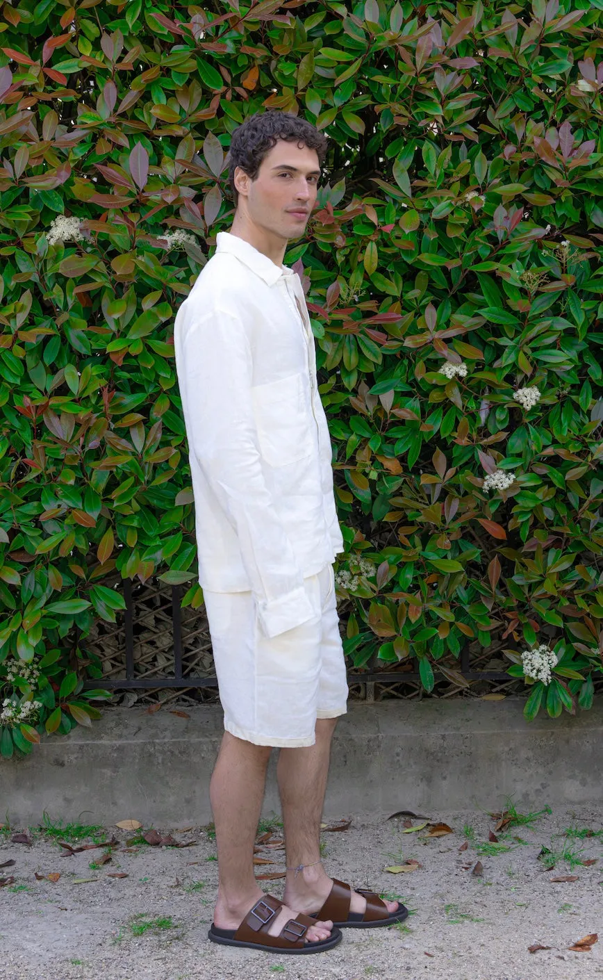 Nazret Linen Shirt Jacket