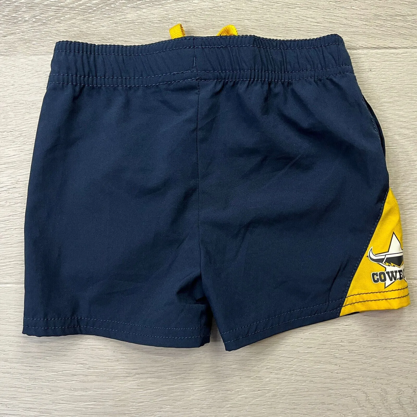 NRL North Queensland Cowboys Toddler Board Shorts Swim Shorts Size 0