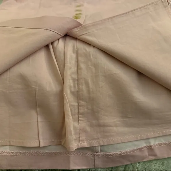 NWT Banana Republic Cotton-Linen Knee-Length Dress Light Pink Size 18