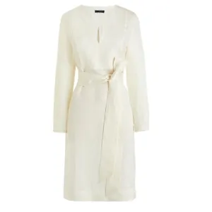 NWT J. Crew Linen Blend V Neck Dress