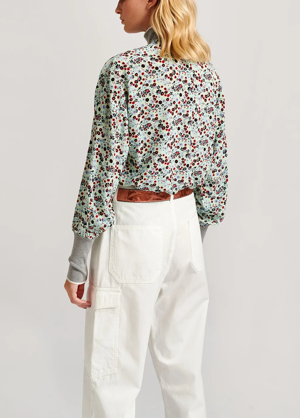 Off-white cotton cargo pants