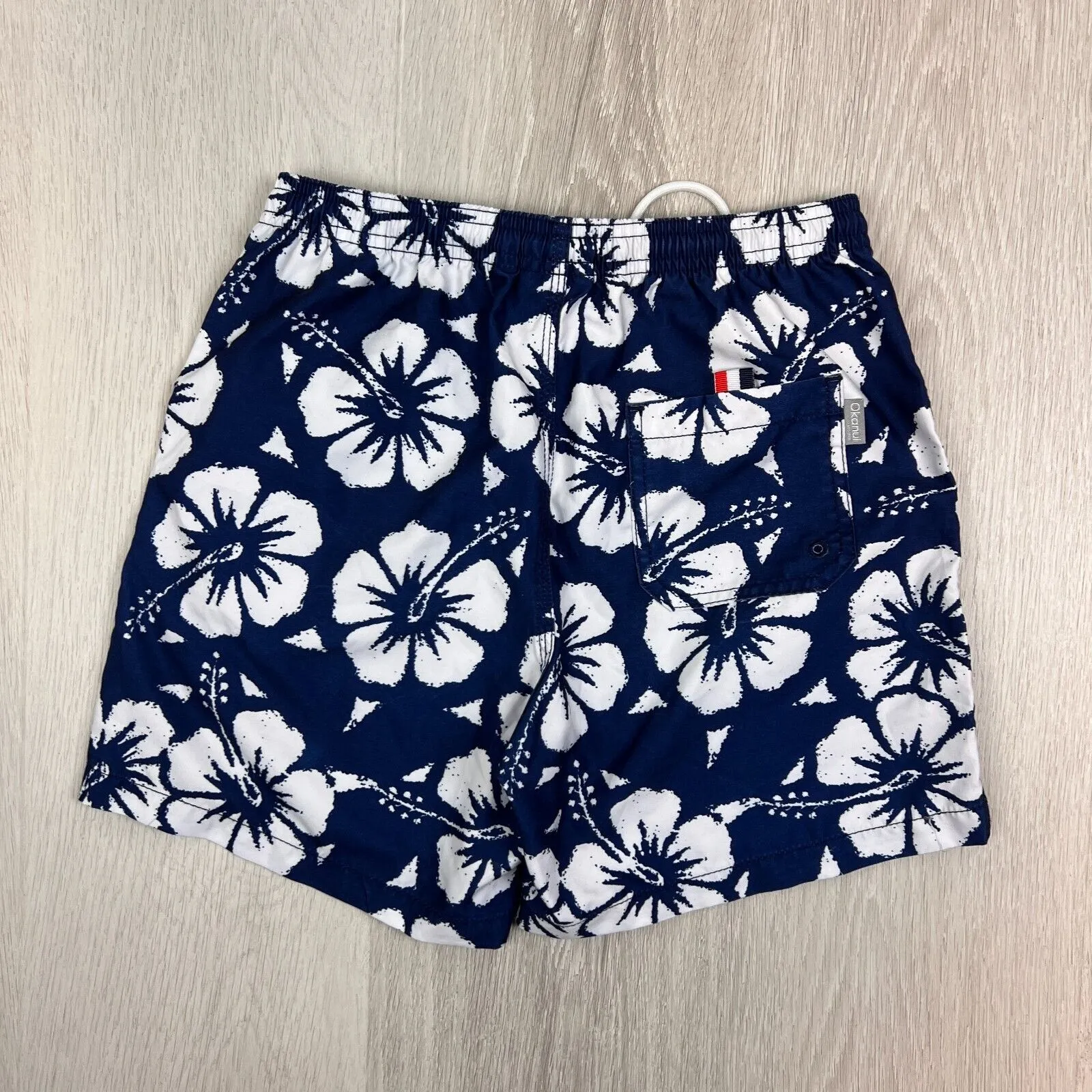 Okanui Boys Blue Swim Shorts Board Short Size 12 Years