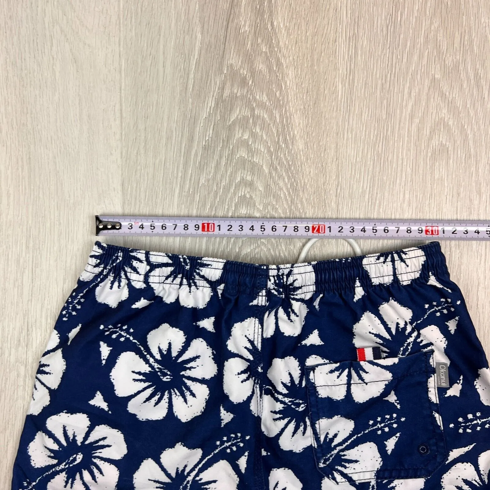 Okanui Boys Blue Swim Shorts Board Short Size 12 Years