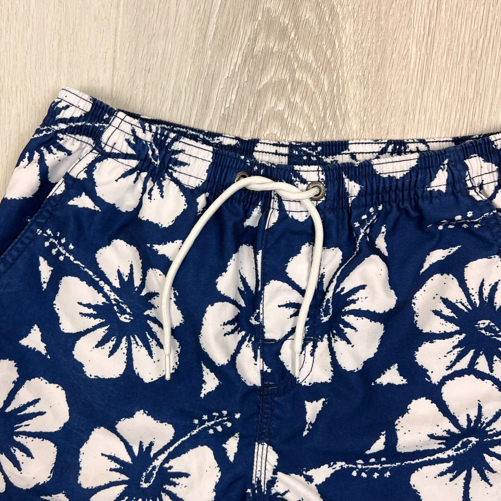 Okanui Boys Blue Swim Shorts Board Short Size 12 Years