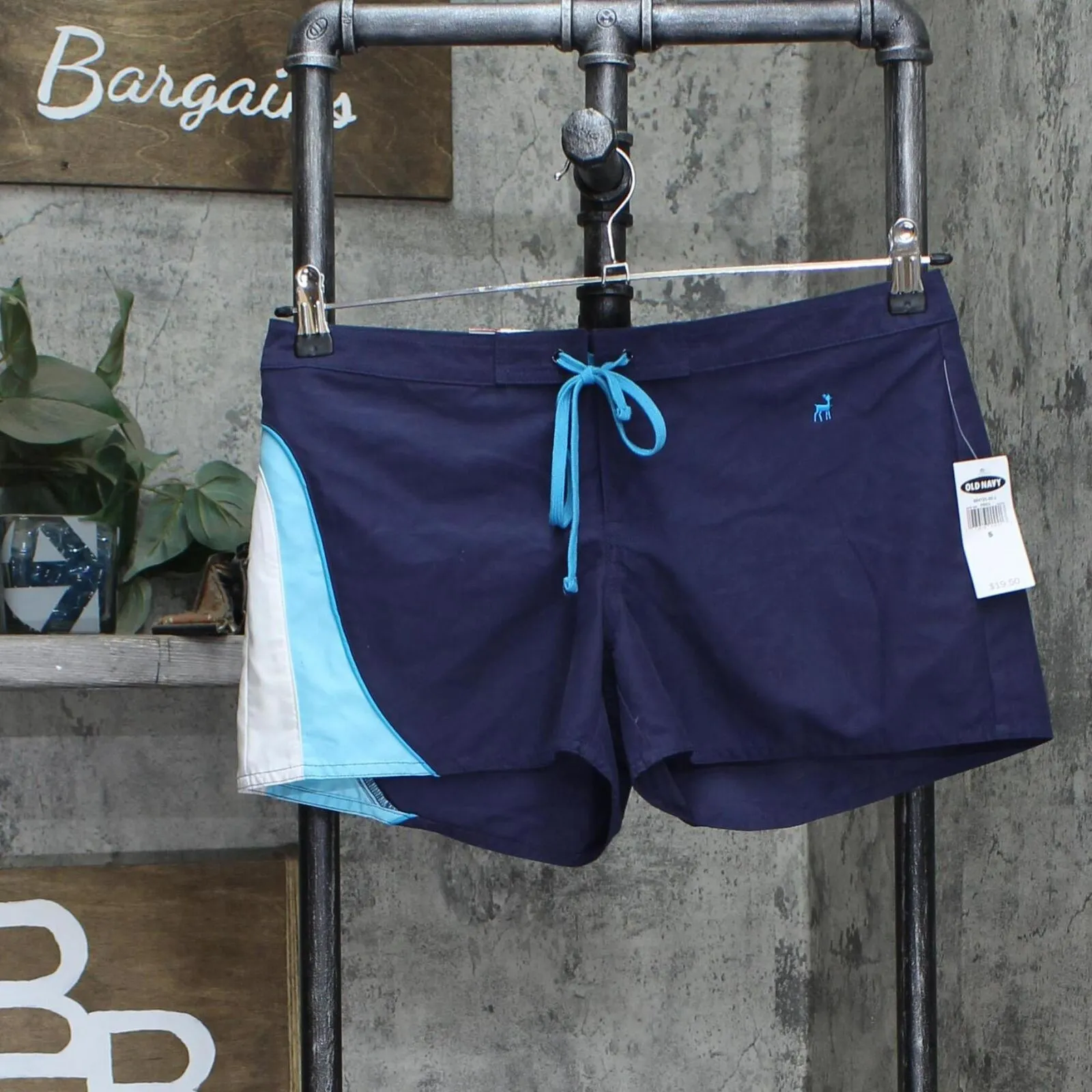 Old Navy Womens Ultra Low Waist Swim Board Shorts 166a08705ca679 Blue S