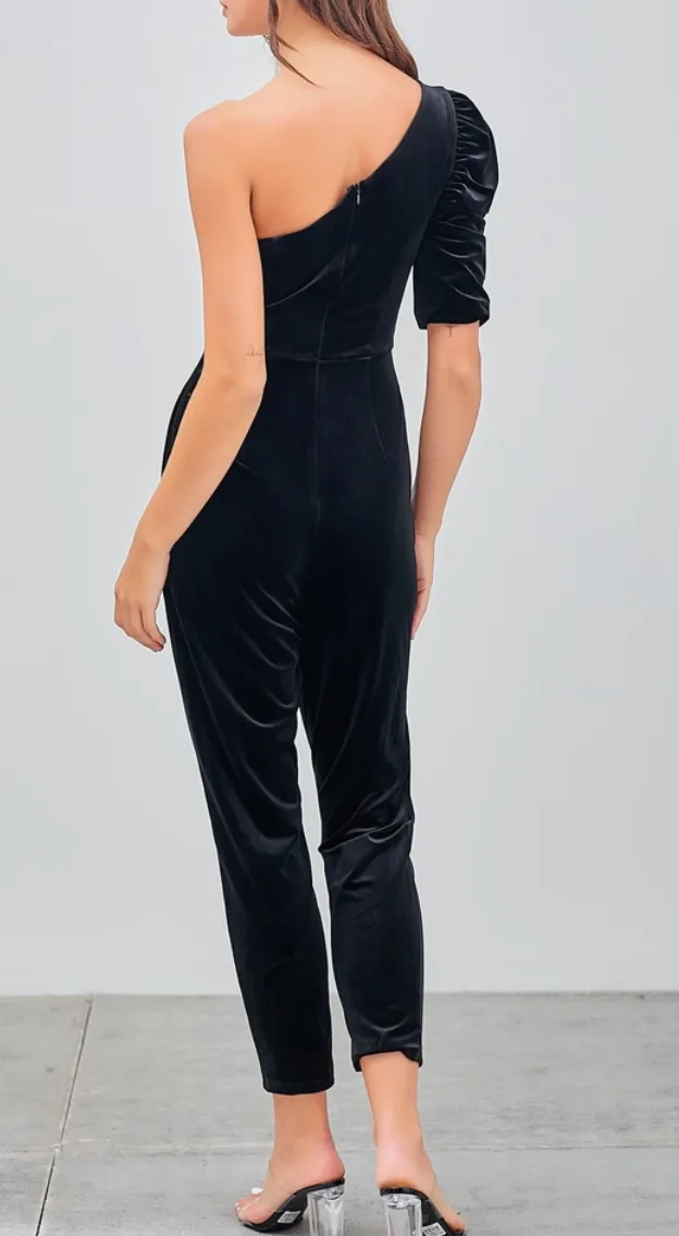 One Shoulder Jumpsuit