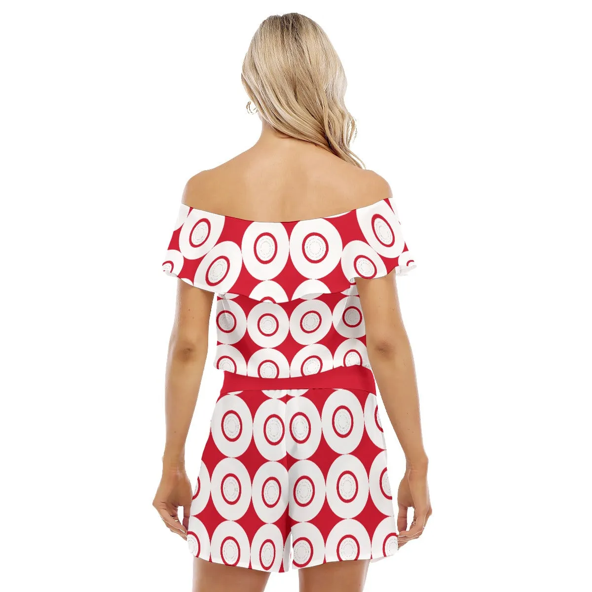 Origen Destination Women's Off-shoulder Ruffled Romper