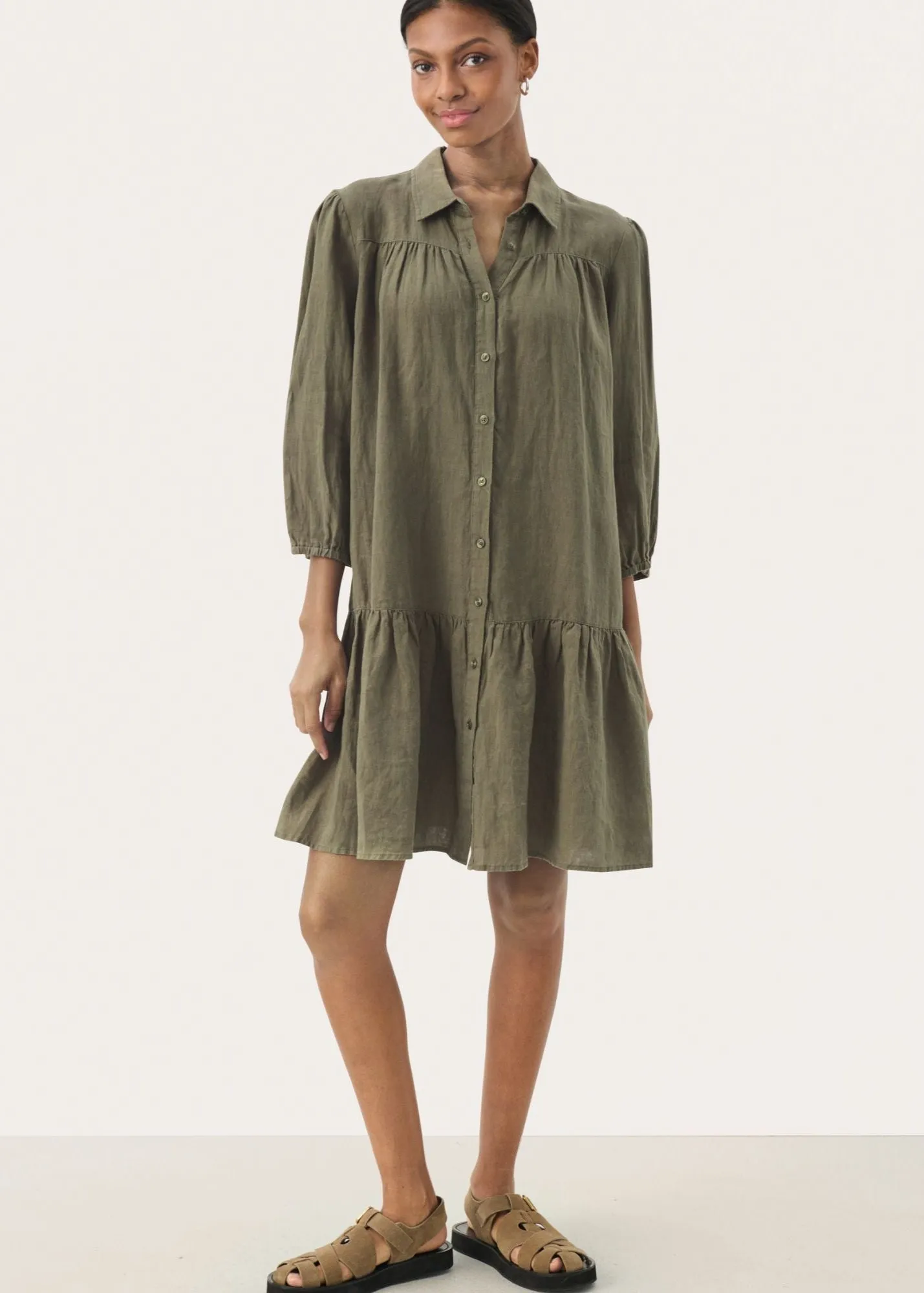Part Two Nynja Linen Dress