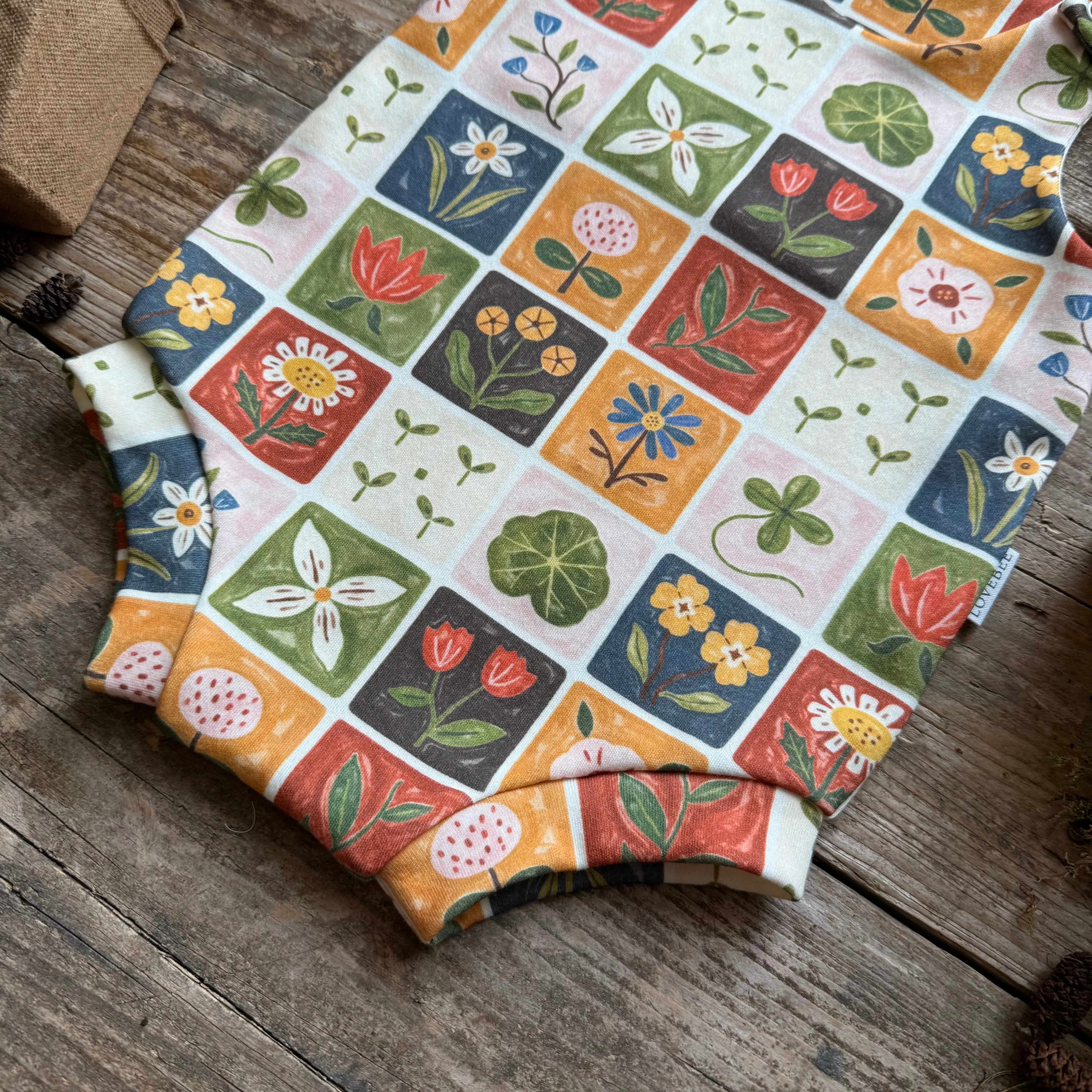 Patchwork Blooms Bloomer Romper | Ready To Post