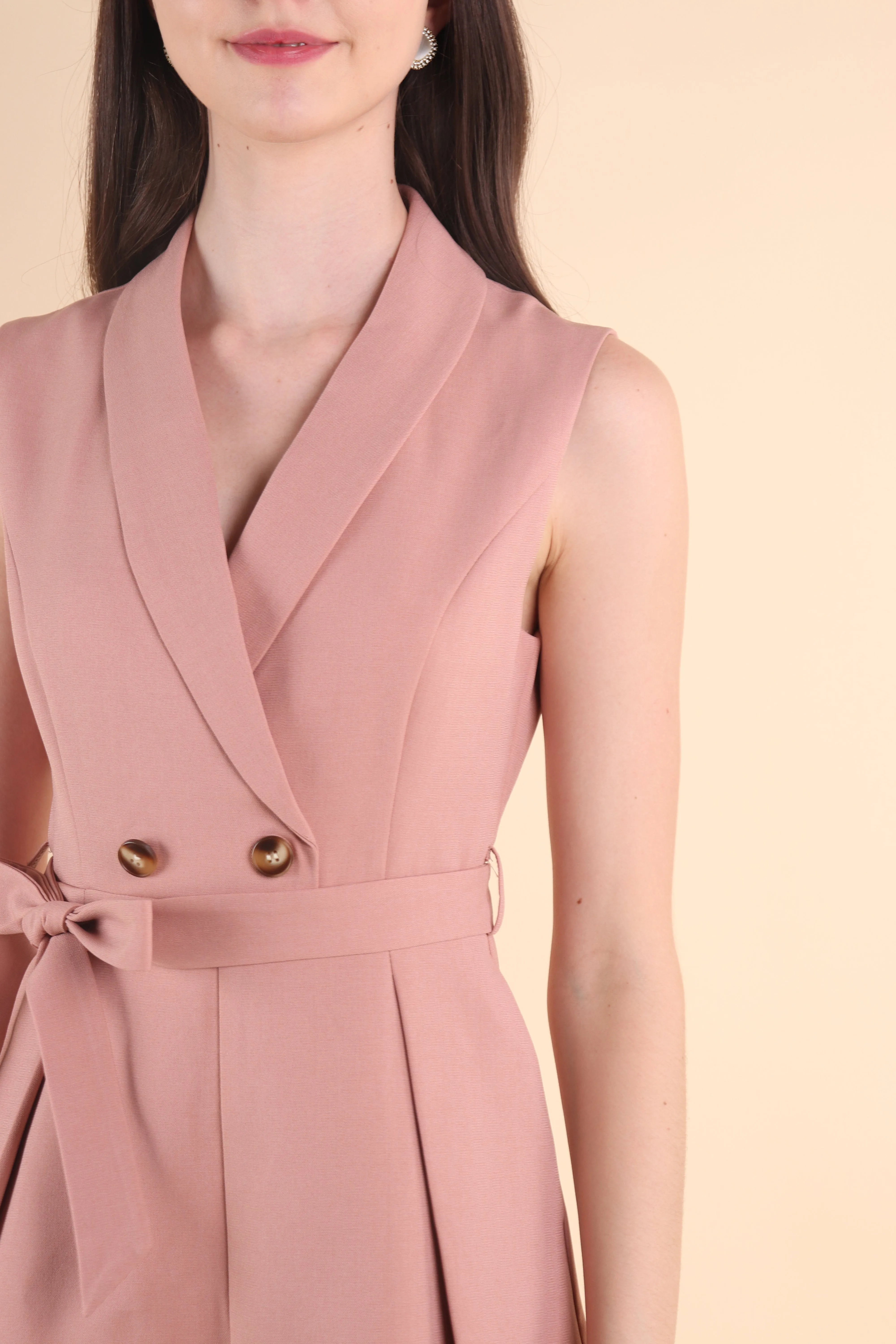 PERLA TUX ROMPER IN ROSE