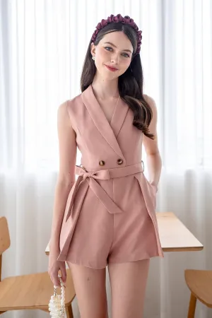 PERLA TUX ROMPER IN ROSE