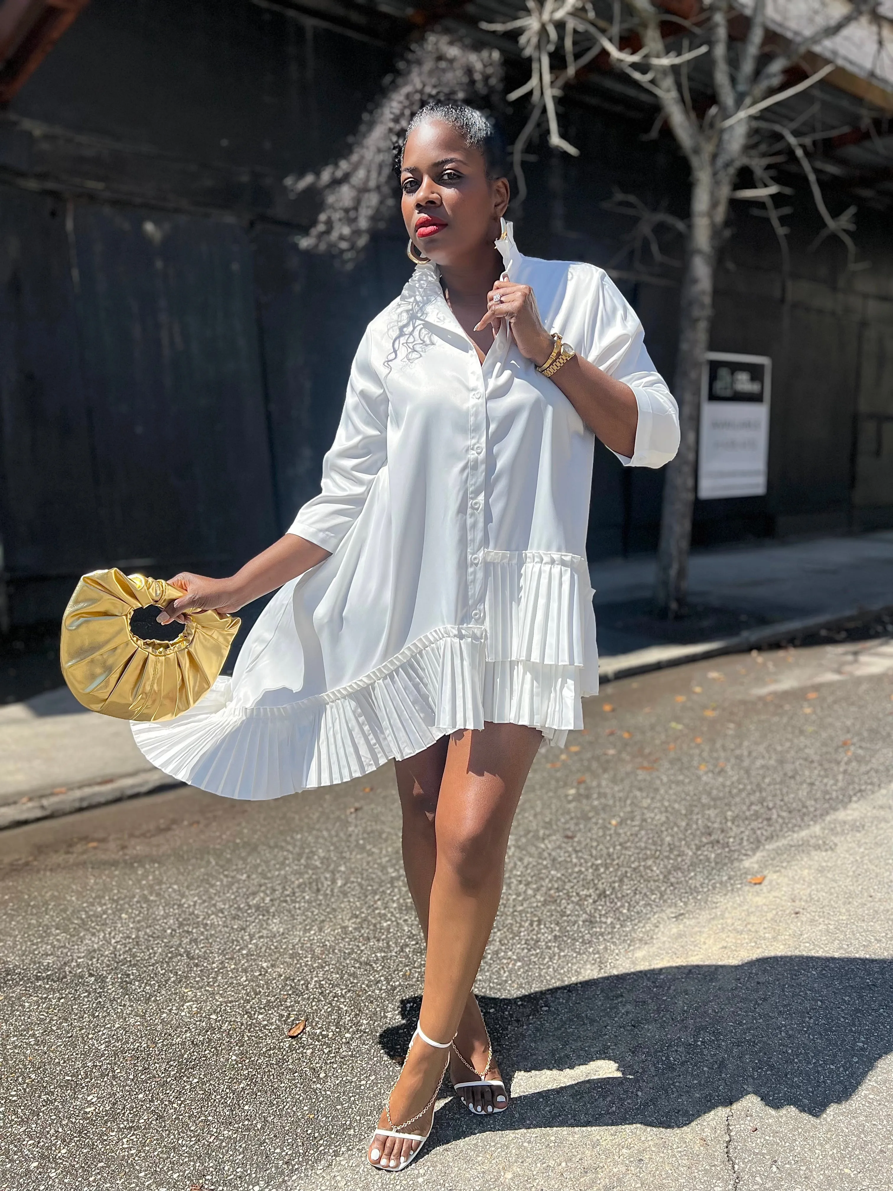 “Pretty Pleats” Dress