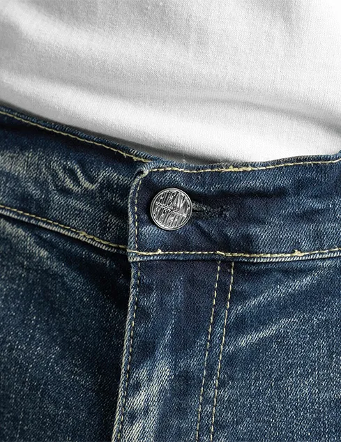 Pro Club Baggy Denim Cargo - Dark Stonewash