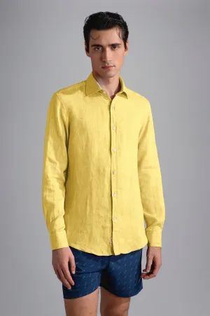 Pure Linen Solid Sport Shirt