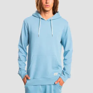 Quiksilver Essentials Organic Pullover Hoodie Faded Denim