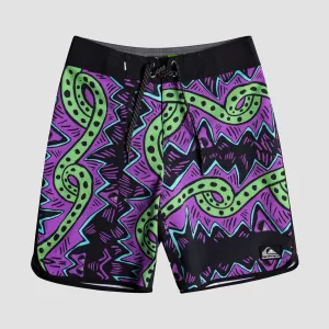 Quiksilver Surfsilk Throwback 17" Boardshorts Black - Kids
