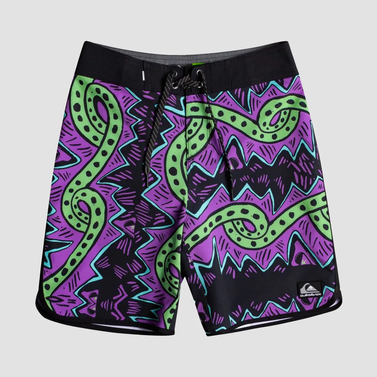 Quiksilver Surfsilk Throwback 17" Boardshorts Black - Kids