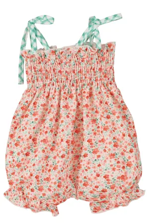 "Elizabeth" Coral Floral Shortie