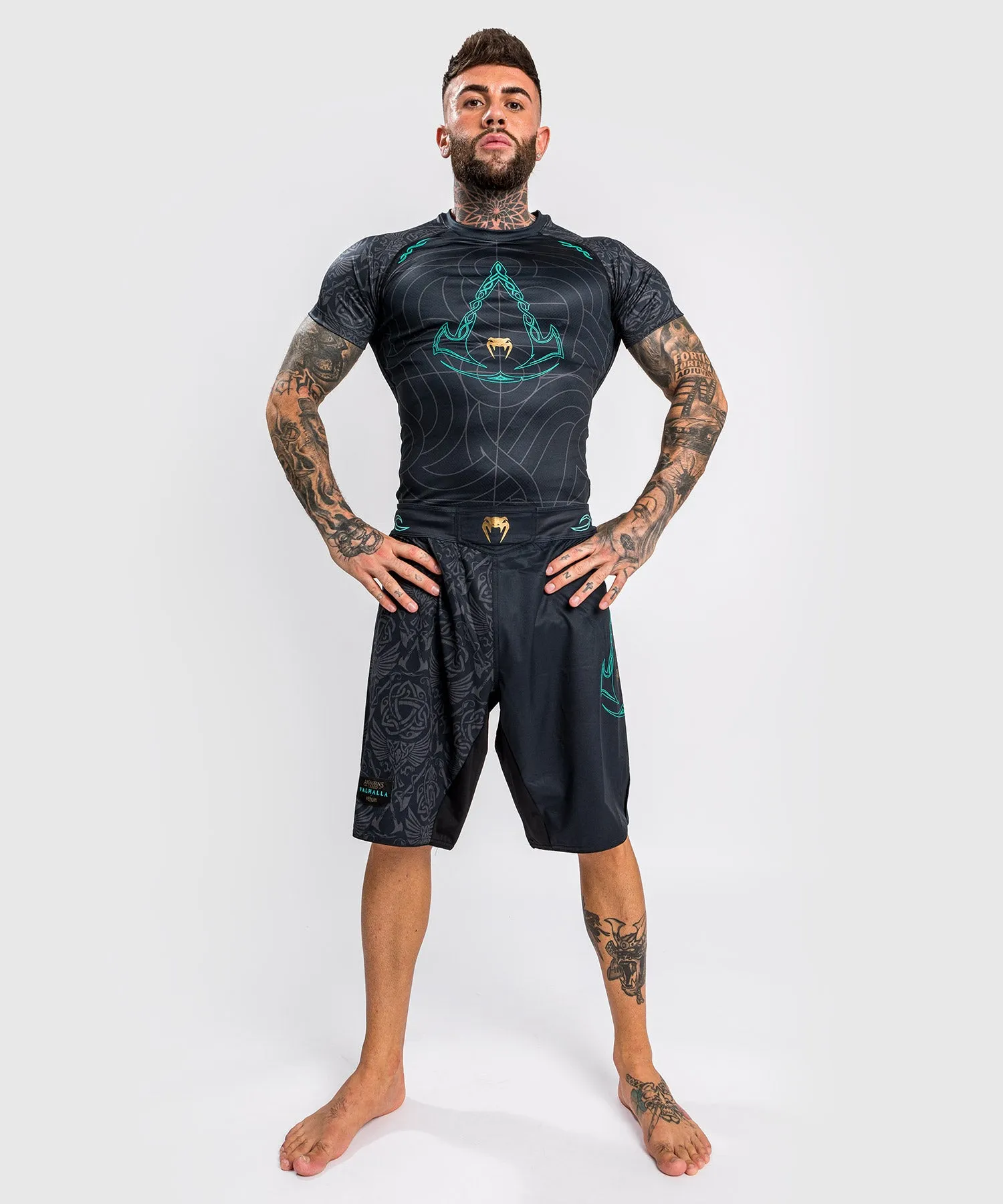 Rashguard Reloaded Venum Assassin's Creed - Maniche corte - Nero