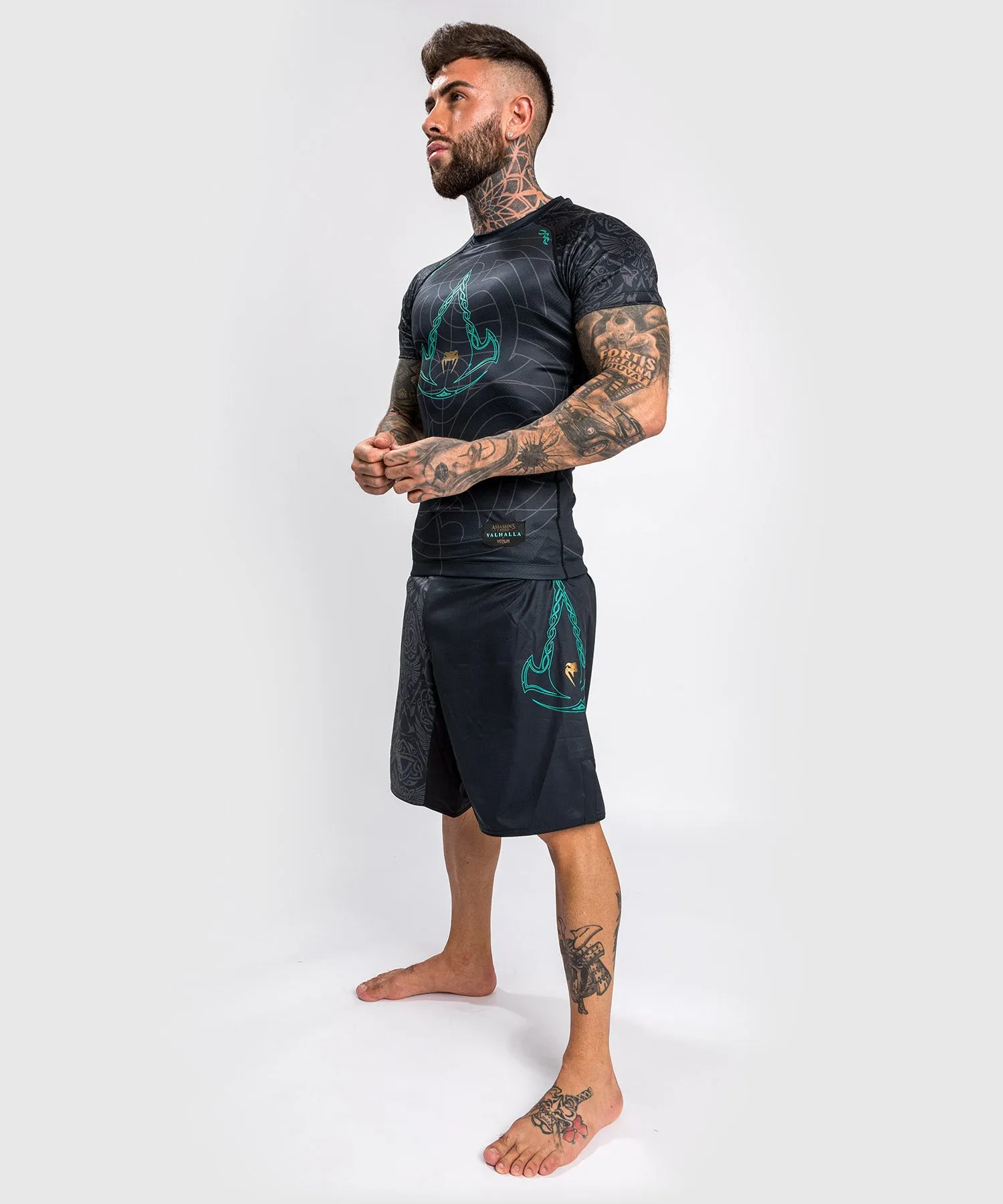 Rashguard Reloaded Venum Assassin's Creed - Maniche corte - Nero