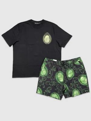 REB-151114TSET-B&T Benjamin Board Shorts Set
