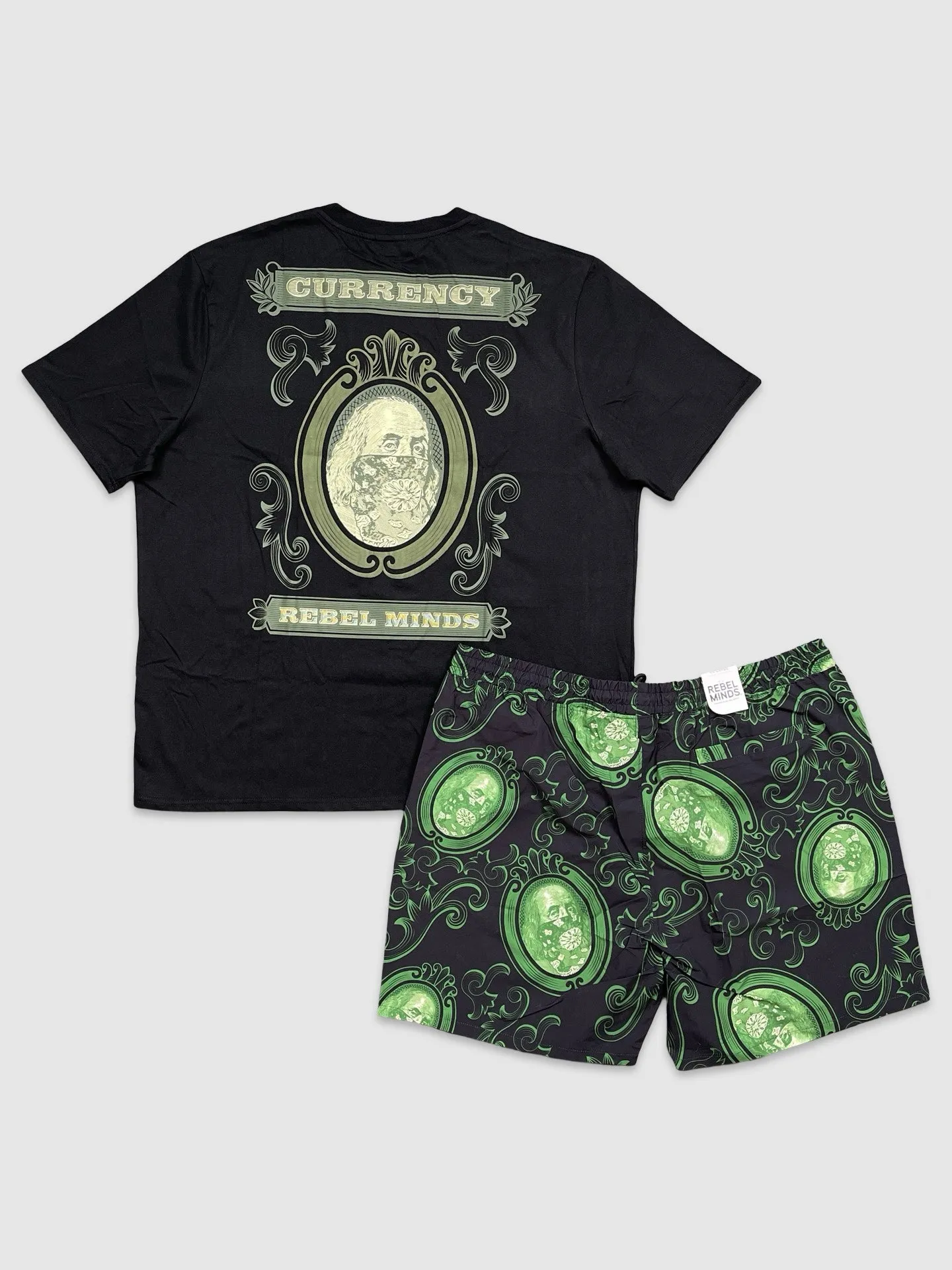 REB-151114TSET-B&T Benjamin Board Shorts Set