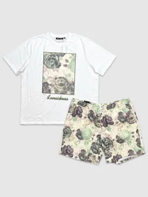 REB-151117TSET-B&T Lovesick Board Shorts Set