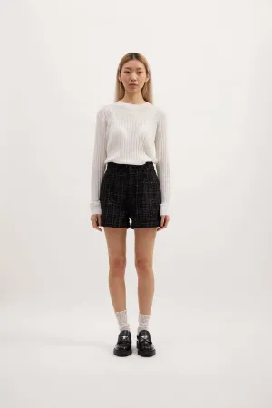 REMAIN Kyla Shorts - Black Boucle
