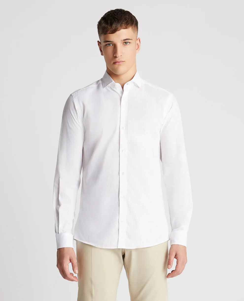 Remus Frank White Linen Shirt