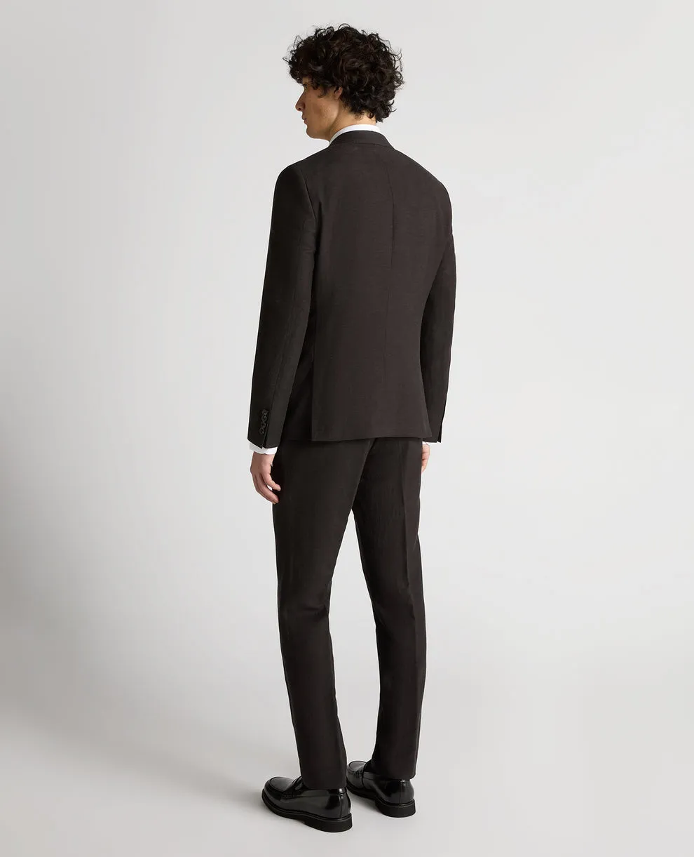 Remus Uomo Black Linen DB Blazer