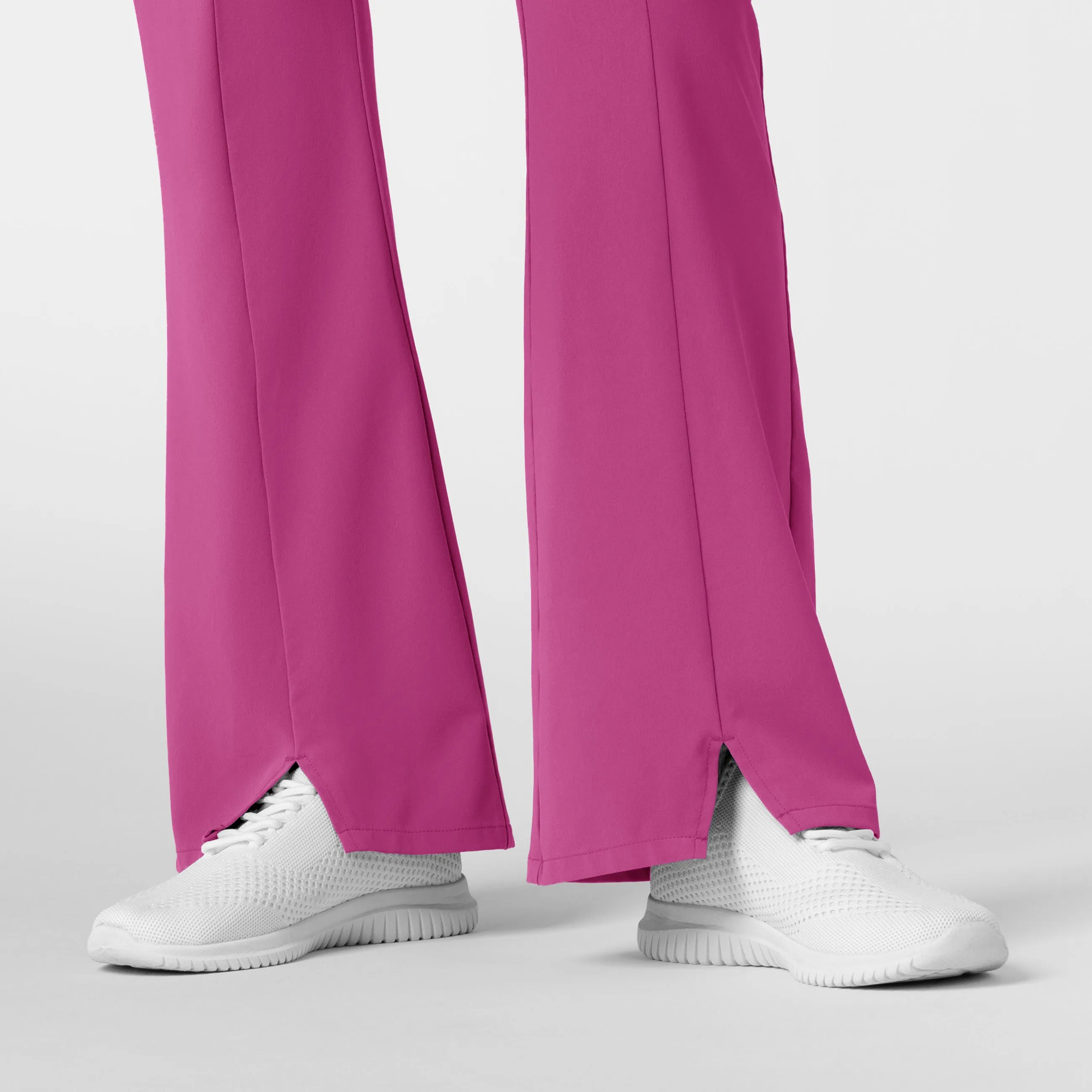 RENEW 5534 Cargo Flare Scrub Pants Raspberry