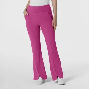 RENEW 5534 Cargo Flare Scrub Pants Raspberry