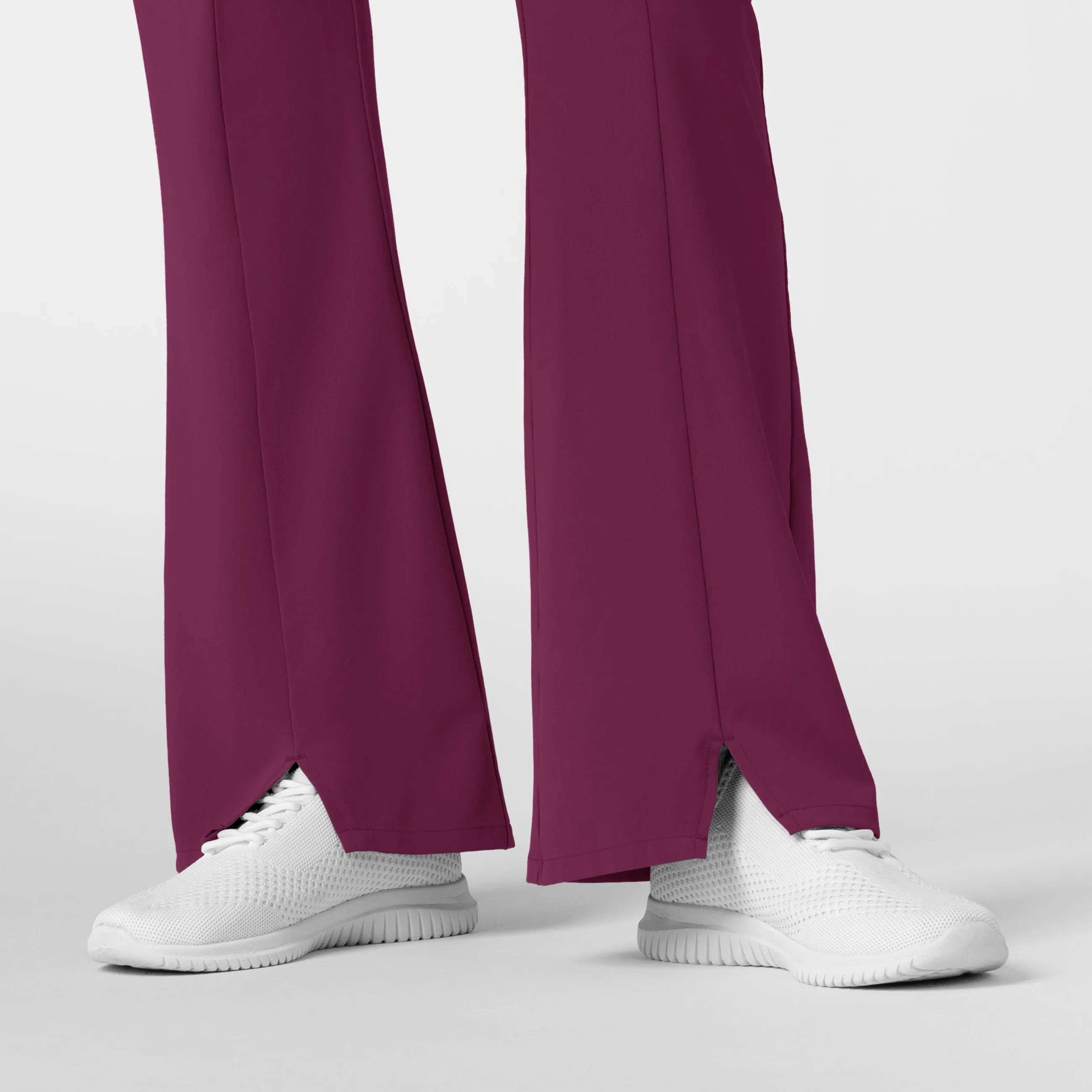 RENEW 5534 Cargo Flare Scrub Pants Wine