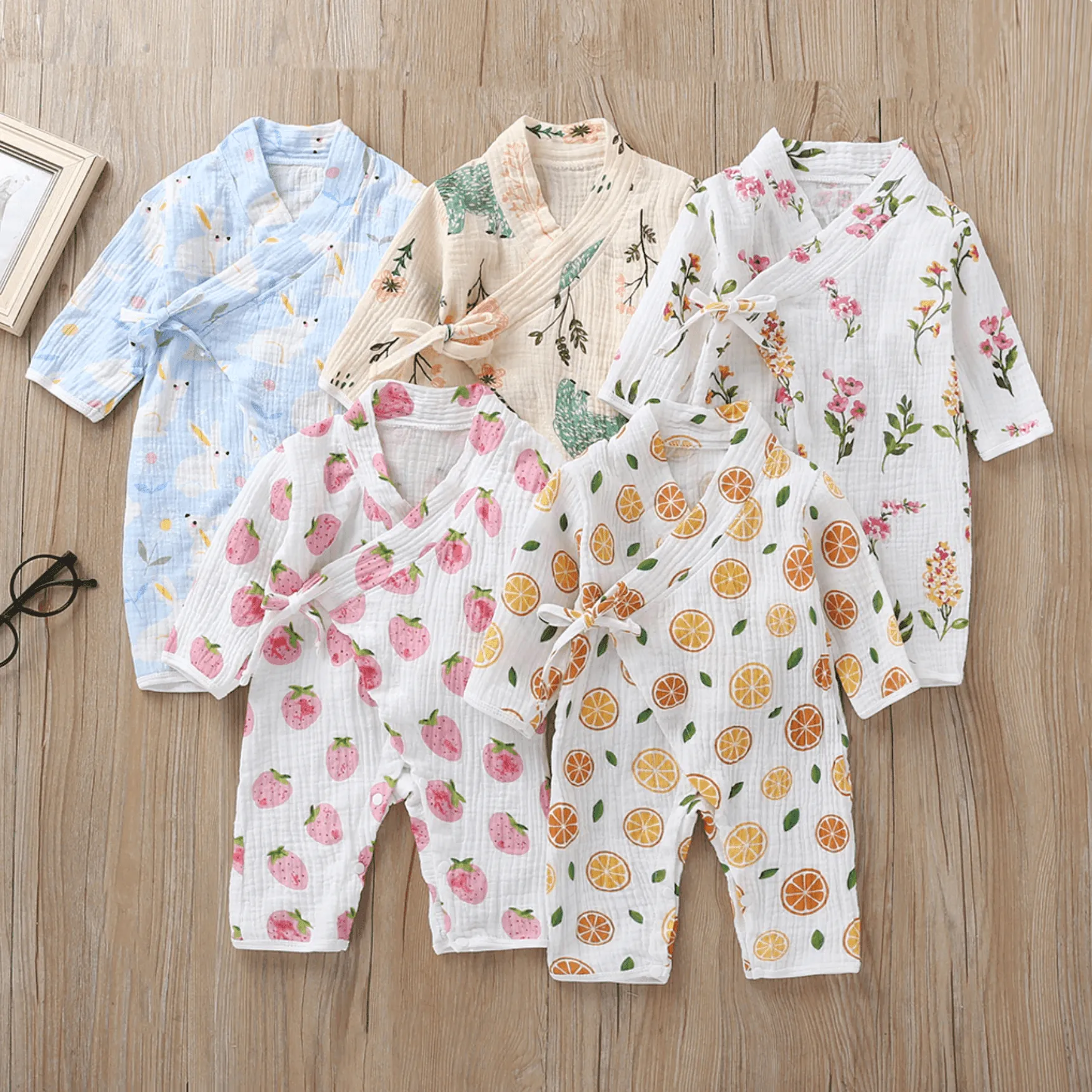 Ribbed Baby Kimono