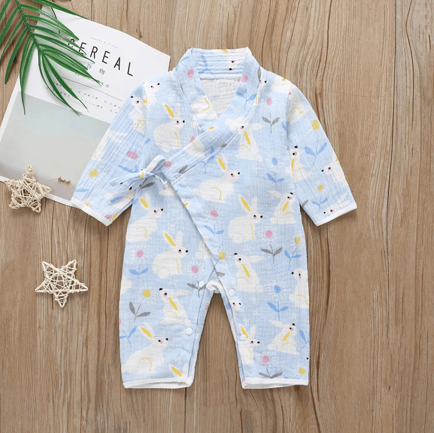 Ribbed Baby Kimono